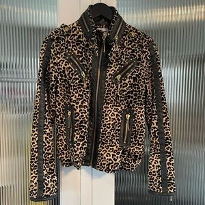 Velvet leopard Jacket